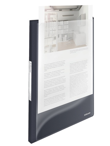 [ESS-624010] Personaliseerbaar showalbum Esselte Vivida PP A4 20 tassen zwart