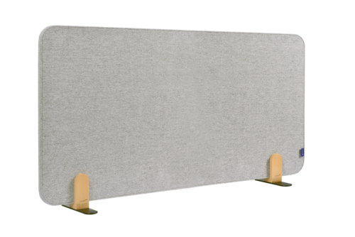 [LM-209831] Akoestisch bureauscherm met houders Legamaster Elements 60x120cm Lichtgrijs