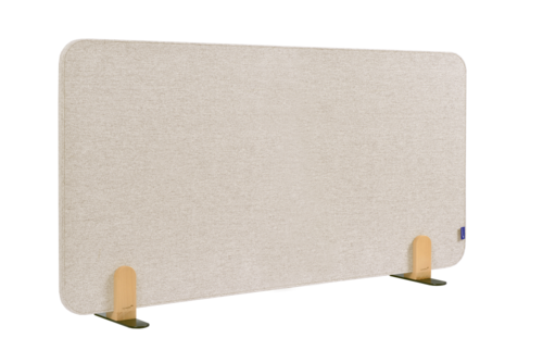 [LM-209834] Akoestisch bureauscherm met houders Legamaster Elements 60x120cm Beige