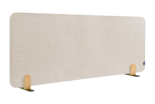 [LM-209835] Akoestisch bureauscherm met houders Legamaster Elements 60x160cm Beige