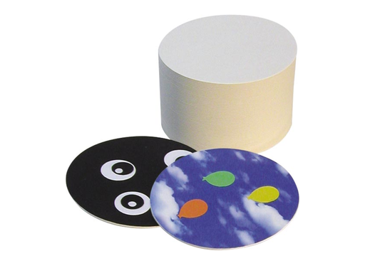 [TIM-2325] Biervilten Folia rond wit (100)