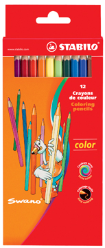 [TIM-M12L] Kleurpotlood Stabilo Color assorti ophangdoos (12)