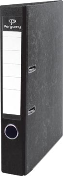 [OUT-900789] Ordner Pergamy karton A4 50mm gewolkt zwart