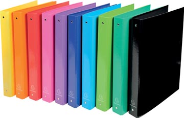 [TIM-51929E] Ringmap Exacompta karton A4 4 O-ringen 30mm rug 40mm assorti