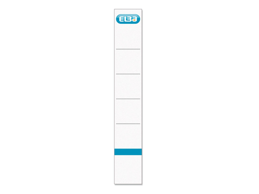 [TIM-4039637] Rugetiket Elba rado kort smal 30x190mm wit (10)