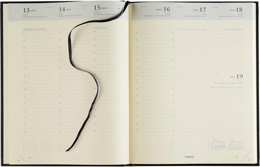 [AGE-2401256] Agenda Brepols Concorde Lima 210x270mm zestalig bordeaux 2026 1 week/2 pagina's