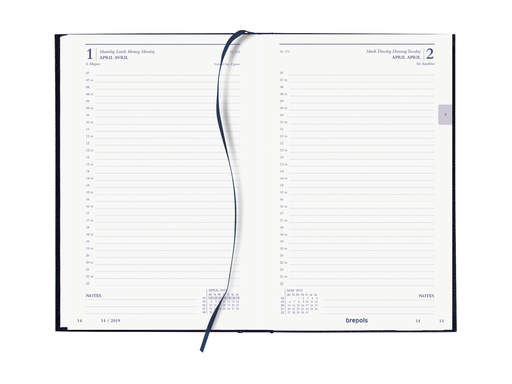 [AGE-2210674] Schoolagenda Brepols Saturnus 16 maanden Essenz 2026-2027 antraciet