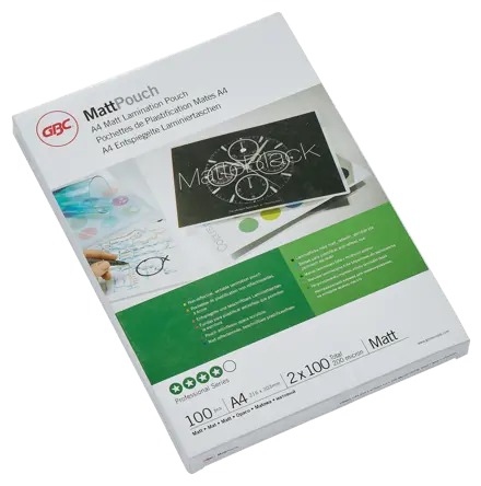 [ACCO-3740491] Lamineerhoes GBC A4 2x100µ mat (100)