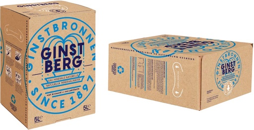 [TIM-B5] Water Ginstberg bag in box niet-bruisend 5L