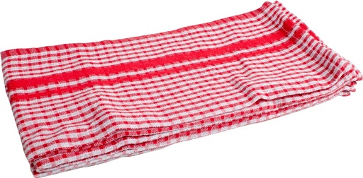 [TIM-136001R] Keukenhanddoek 50x70cm gewafeld rood (3)