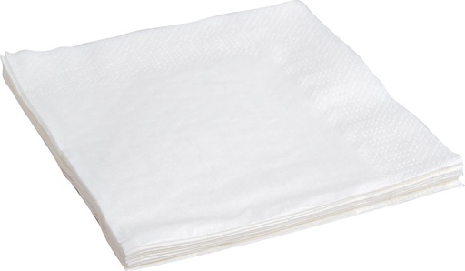 [TIM-752005] Servet 24x24cm 2-laags wit (4000)