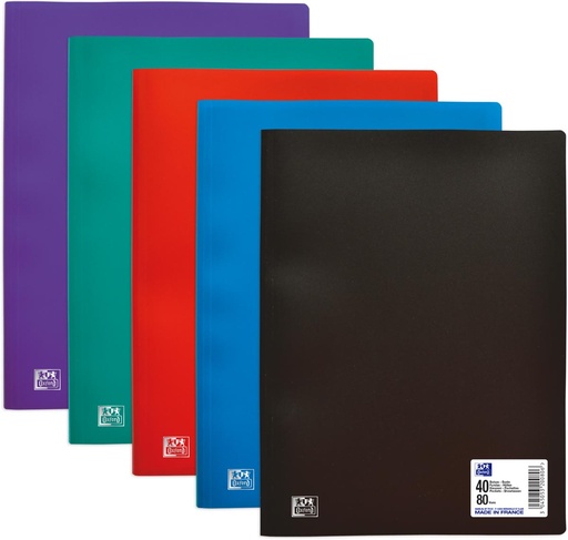 [TIM-1206240] Showalbum Oxford Initial PP A4 40 tassen assorti