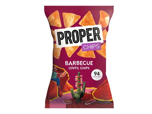 [TIM-PLCBQ20] Chips Proper Barbecue Lentil zak 20g