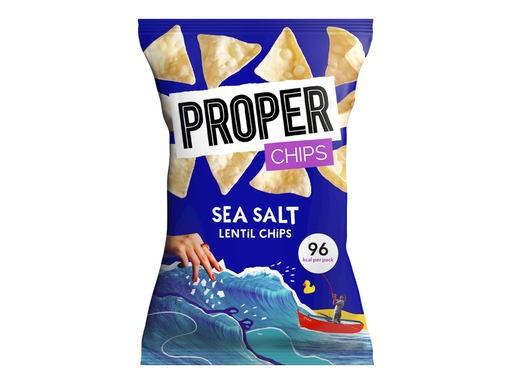 [TIM-PLCSS20] Chips Proper Sea Salt Lentil zak 20g