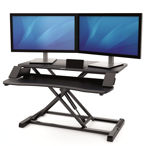 [FEL-8091001] Zit-sta werkstation Fellowes Corsivo zwart