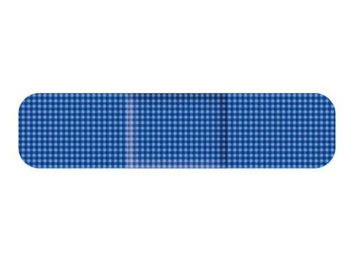 [OND-O8238] Piercingpleister Detectaplast 9x38mm super stretch blauw (50)