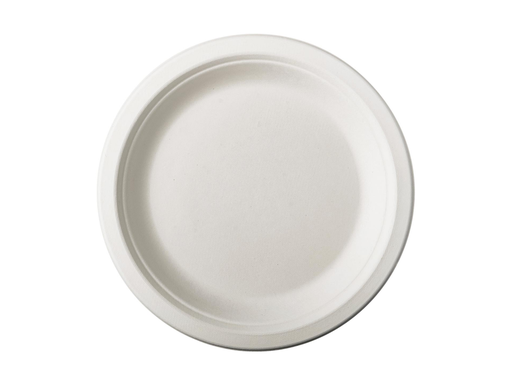 [TIM-PS89734] Bord Conpax Pure suikerriet Ø18cm wit (50)