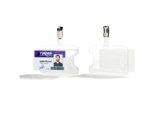 [DUR-896119] Kaarthouder Durable reXycle PP gerecycleerd voor 1 kaart met klem (25)