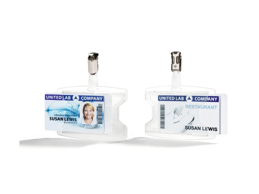 [DUR-896219] Kaarthouder Durable reXycle PP gerecycleerd voor 2 kaarten met klem (25)