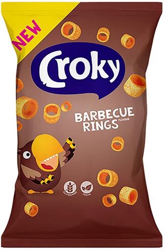 [TIM-55236] Chips Croky rings barbecue zakje 75g