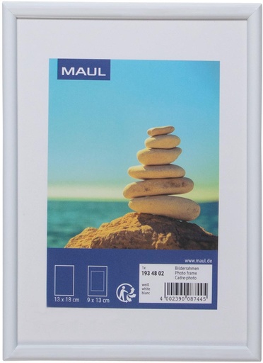 [TIM-1934802] Fotolijst MAULart kunststof frame 13x18cm wit
