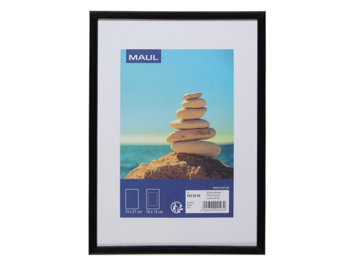 [TIM-1935090] Fotolijst MAULart kunststof frame 15x21cm zwart
