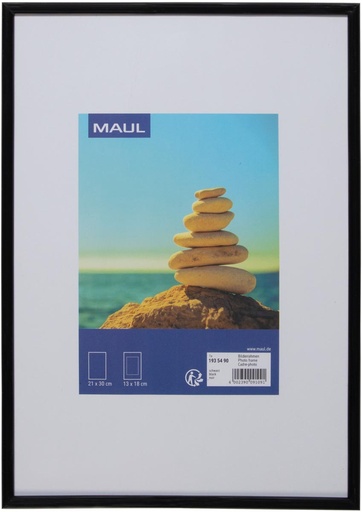 [TIM-1935490] Fotolijst MAULart kunststof frame 21x30cm zwart
