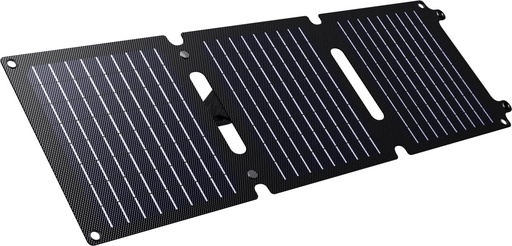 [TIM-25238] Opvouwbaar zonnepaneel Trust Zuny voor het opladen van smartphones en tablets 20W zwart