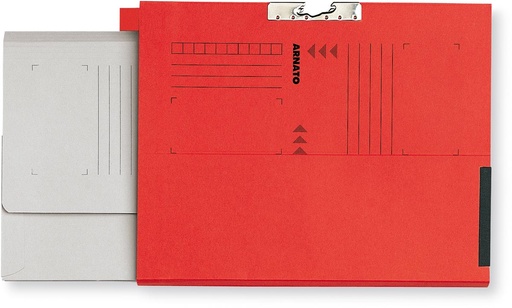 [TIM-5568115] Verzamelmap Arnato A4 met 1 soufflet en tabrand rood (100)