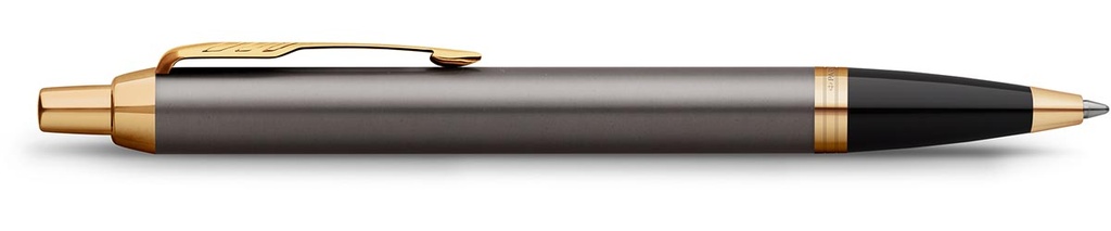 Balpen Parker IM Premium blauwe inkt medium punt in giftbox grijs GT