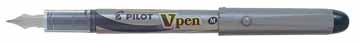 [TIM-0728108] Vulpen Pilot V-Pen Silver wegwerp medium zwart