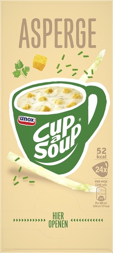 [TIM-140440] Soep Cup a Soup 140ml asperge (24)