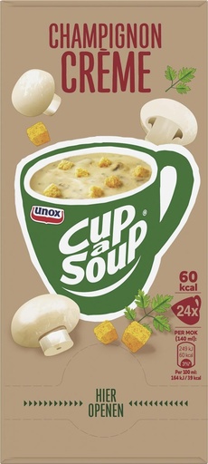 [TIM-140490] Soep Cup a Soup 140ml champignon crème (24)