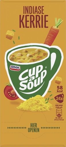 [TIM-14047] Soep Cup a Soup 140ml Indiase kerrie (24)