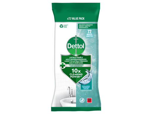 [TIM-3287058] Reiningsdoekjes Dettol antibacterieel oceaanfris (72)