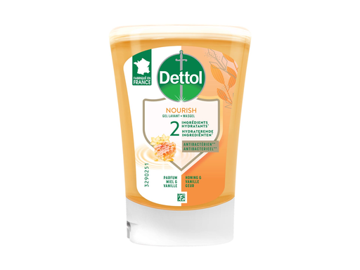 [TIM-3290139] Navulling handzeep Dettol Extra care no touch honing en vanille 250ml