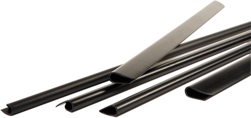 [TIM-8008261] Klemruggen Pavo 3mm zwart (100)