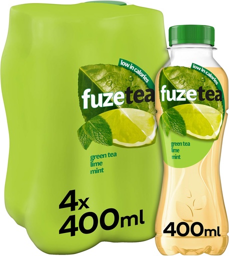 [TIM-504770] Frisdrank Fuze Tea limoen munt fles 40cl (24)