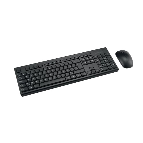 [ACCO-K75562BE] Deskset draadloos Kensington KM150 EQ azerty muis en toetsenbord zwart