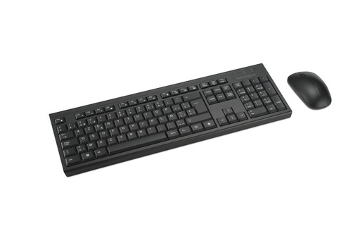 [ACCO-K75560BE] Deskset draadloos Kensington KM270 EQ oplaadbaar muis en toetsenbord zwart