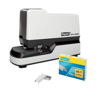 [ESS-20942901] Elektrische nietmachine Rapid 90EC Classic 66/6 50vel wit