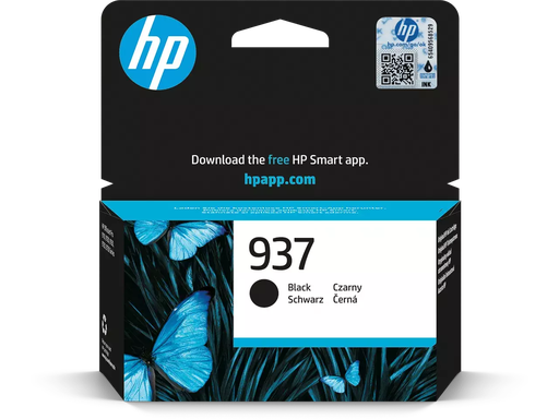 [HP-HP4S6W5N] Cartridge HP Inkjet 937 OJ Pro 1450pag. BK