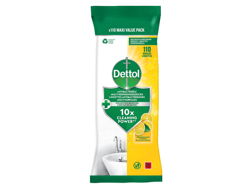 [TIM-3287603] Reiningsdoekjes Dettol antibacterieel citroen (110)