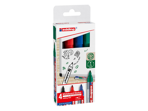 [TIM-436042] Whiteboard marker Edding E-360 assorti (4)