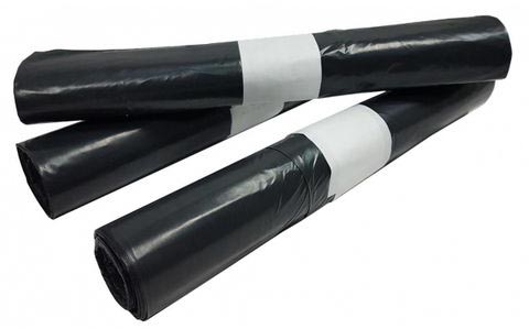 [TIM-8024214] Vuilniszakken HDPE 60x80cm 60L 23µ 20zakken per rol grijs (25)