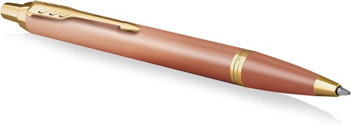 [TIM-2203902] Balpen Parker IM Rituals blauwe inkt medium punt oranje GT in giftbox