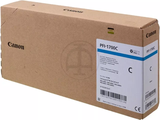 [CAN-PFI-1700CY] Cartridge Canon Inkjet PFI-1700 imagePROGRAF iPF2000  700ml CY