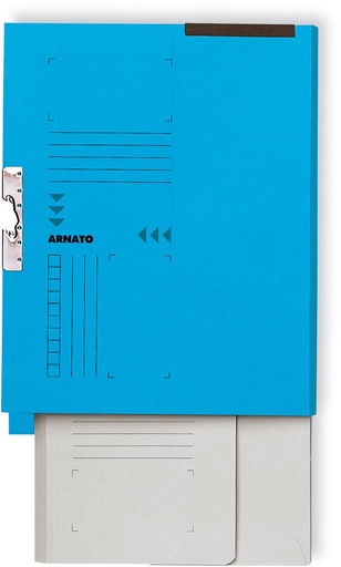 [TIM-5568102] Verzamelmap Jalema Arnato A4 met 1 soufflet en tabrand blauw (100)