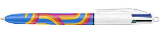 [TIM-5182051] Balpen Bic 4 Colours Lines medium punt blauw
