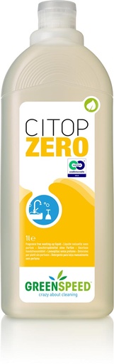 [TIM-4003333] Handafwasmiddel Ecover Greenspeed Citop Zero fles 1L